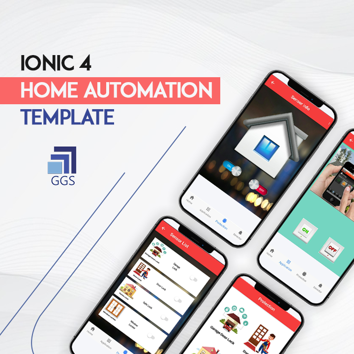 Ionic 4 Home Automation Template