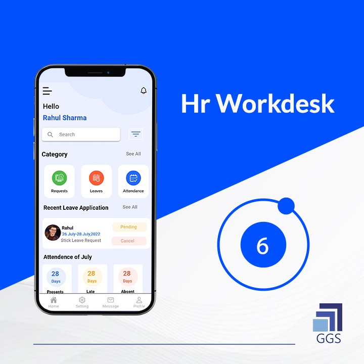 HR  Workdesk Template Ionic 6