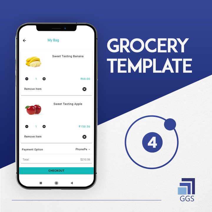 Ionic 4 Grocery Template