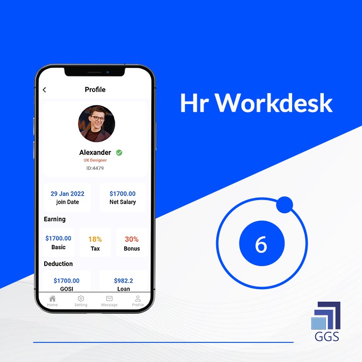 HR  Workdesk Template Ionic 6