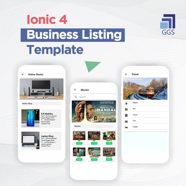 Ionic 4 Business Listing Template