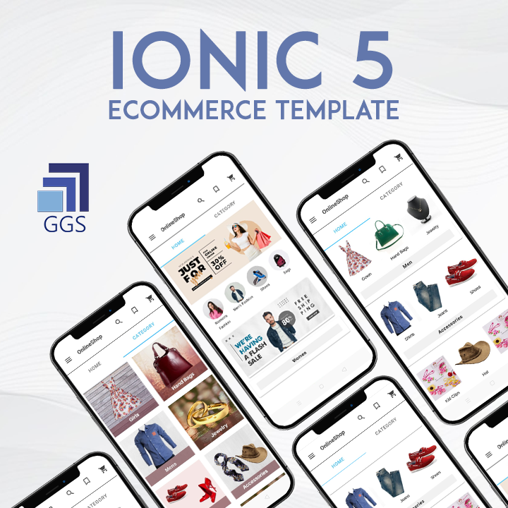 Ionic 5 Ecommerce Template