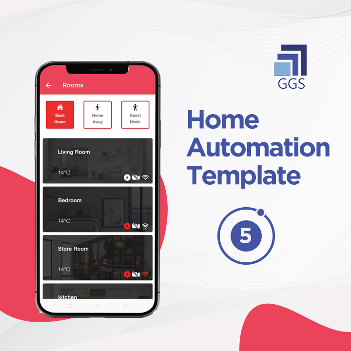 Ionic 5 Home Automation Template